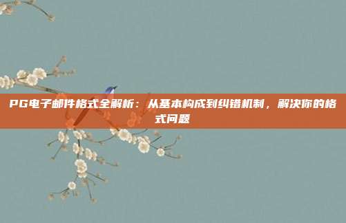 PG电子邮件格式全解析：从基本构成到纠错机制，解决你的格式问题