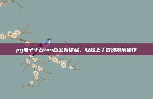 pg电子平台ios版全新体验，轻松上手告别繁琐操作