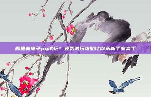 哪里有电子pg试玩?免费试玩攻略让你从新手变高手