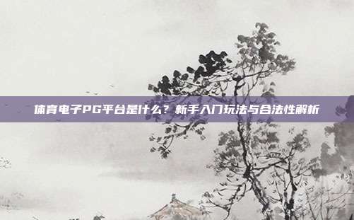 体育电子PG平台是什么?新手入门玩法与合法性解析