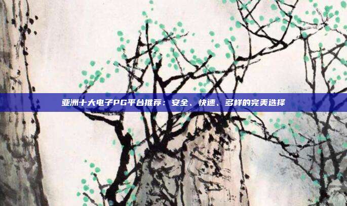 亚洲十大电子PG平台推荐:安全、快速、多样的完美选择